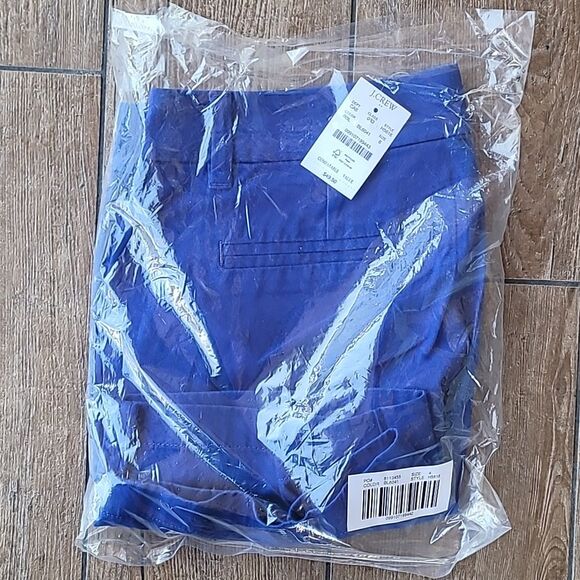 J. Crew 3.5" Classic Chino Short Regal Blue Women's Size 6 NWT - Picture 5 of 7